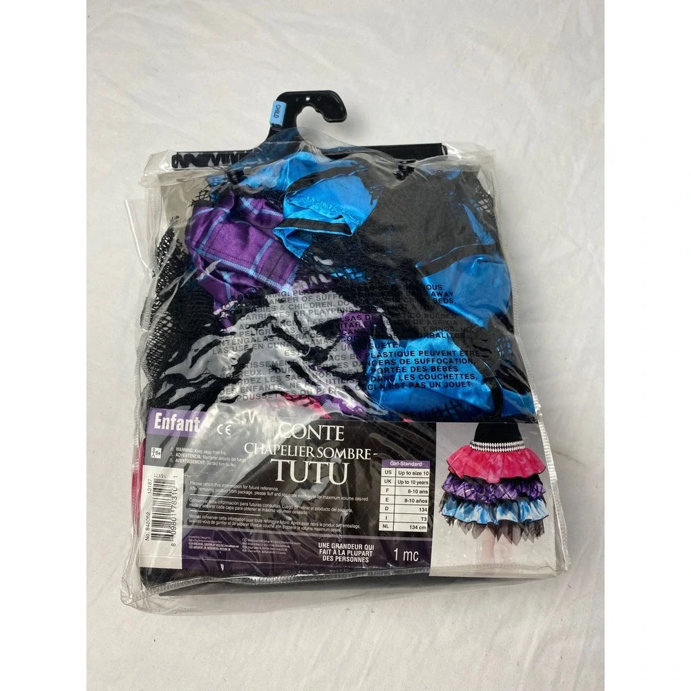 Storybook Child's Halloween Costume Tutu Dress Up Layered Pink Purple‎ Blue